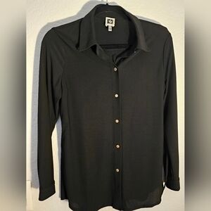 Anne Klein Classic Black Shirt